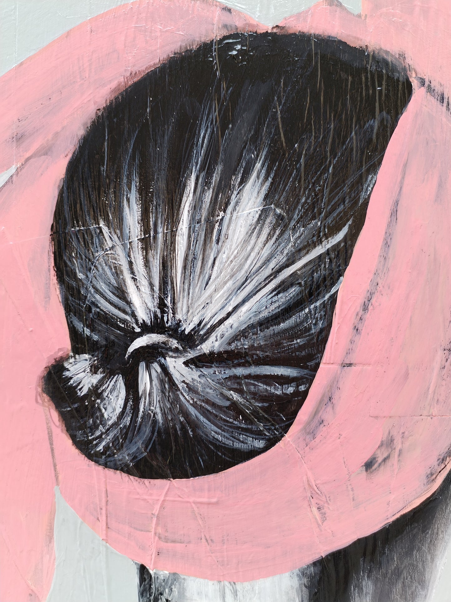 QUADRO VINTAGE POP RITRATTO DONNA