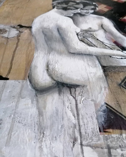 QUADRO VINTAGE NUDI DONNE