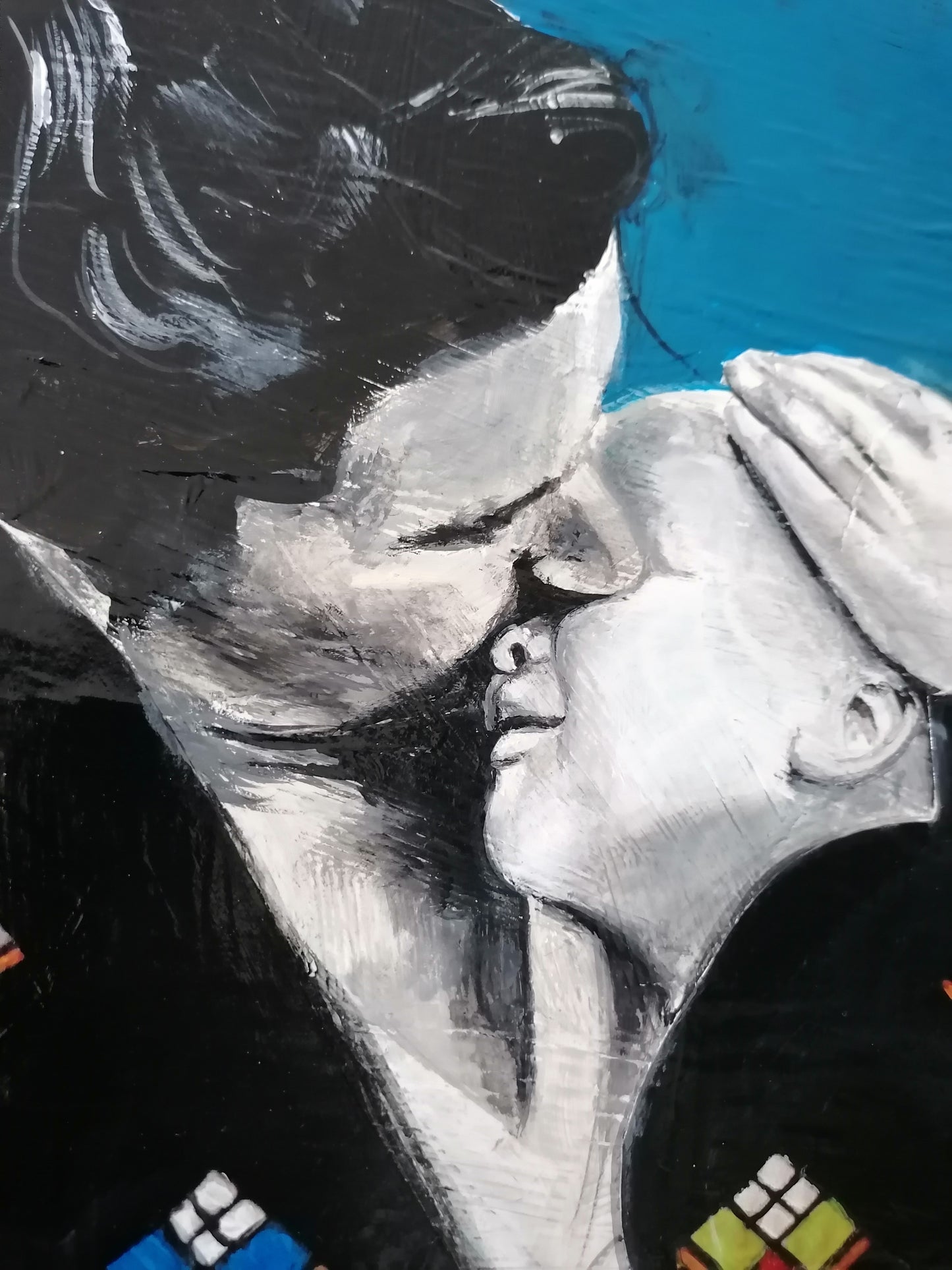 QUADRO VINTAGE MADRE E FIGLIO