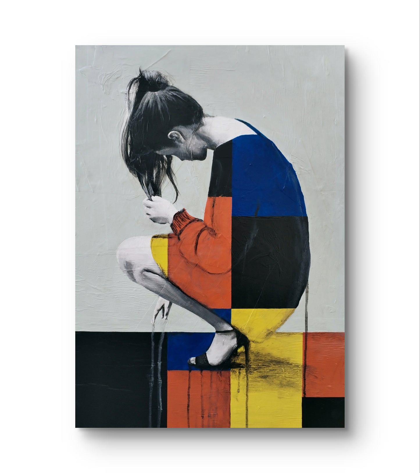 QUADRO RAGAZZA POP MODERNO