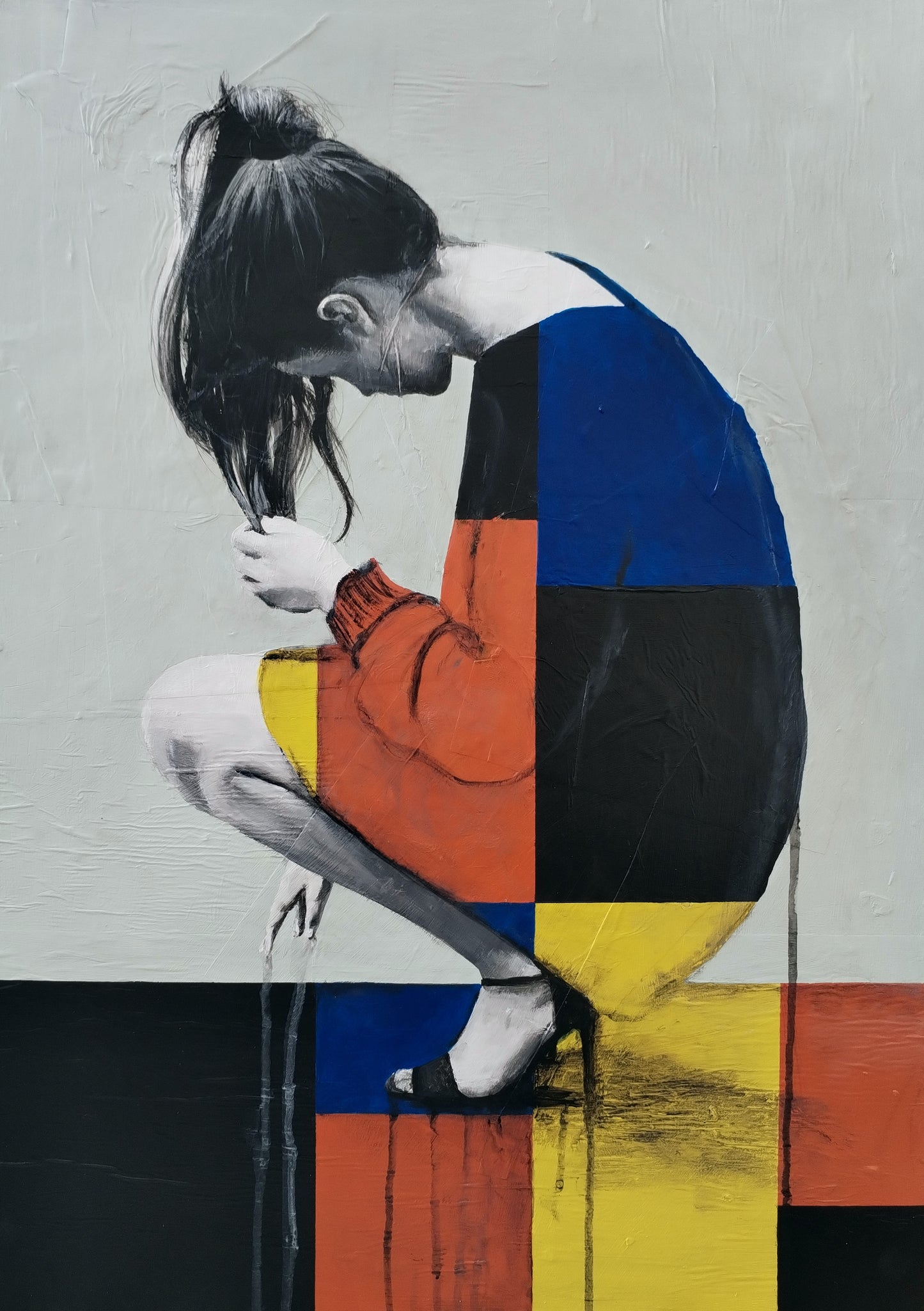 QUADRO RAGAZZA POP MODERNO