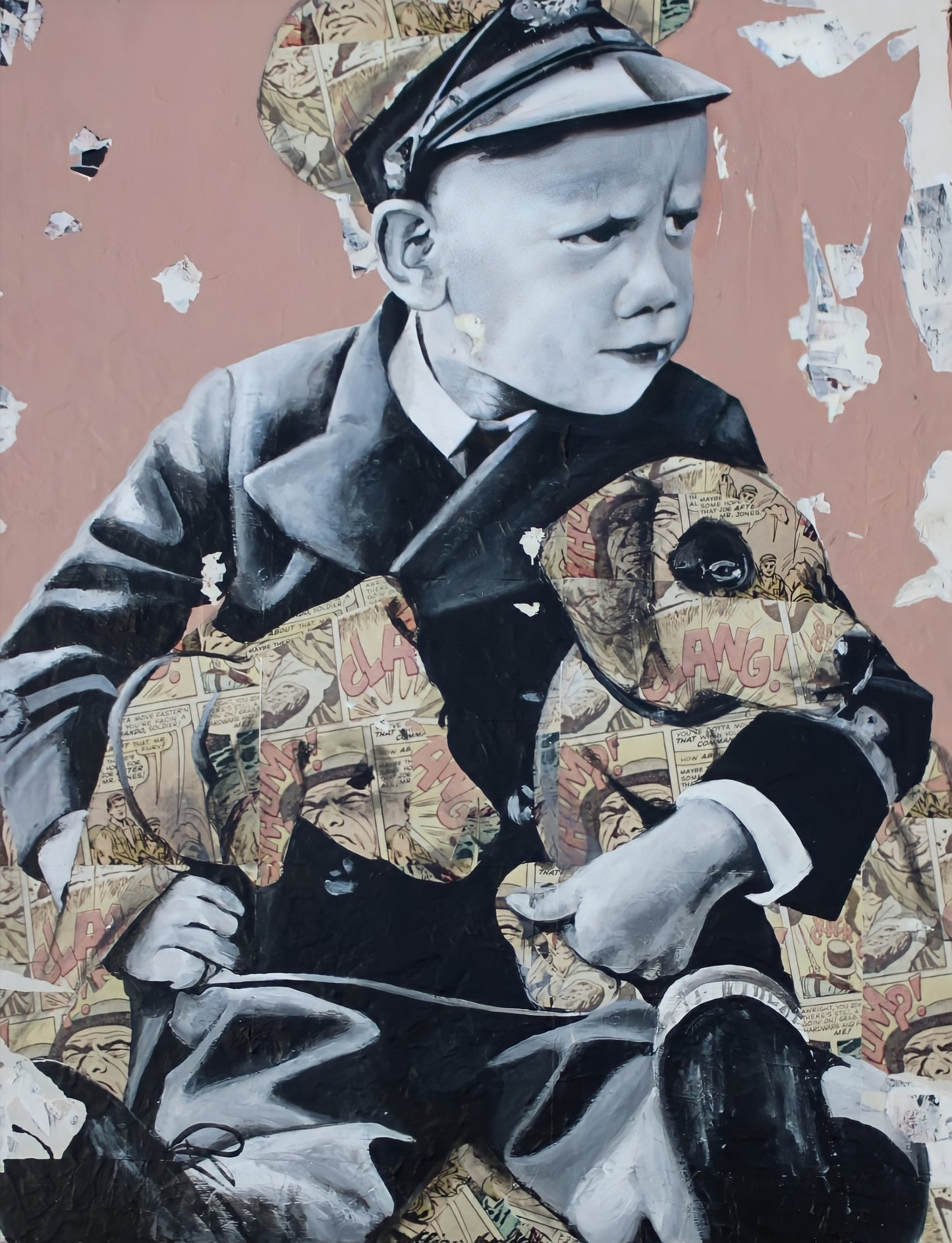 BIMBO CON CANI POP VINTAGE