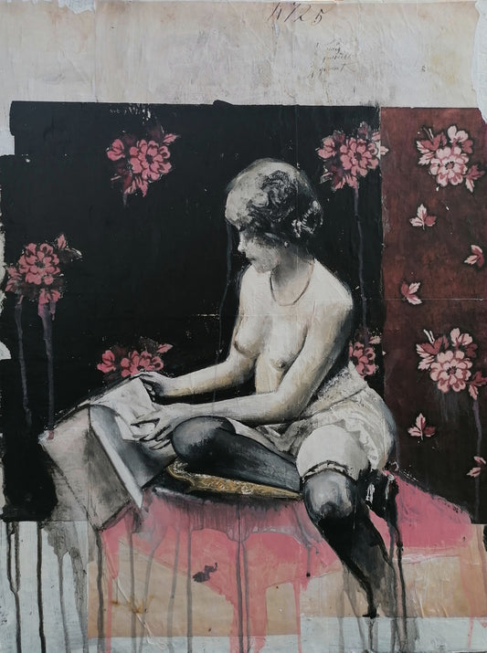 QUADRO DONNA NUDO VINTAGE