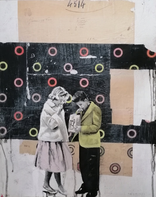 QUADRO VINTAGE BAMBINI ANNI 50