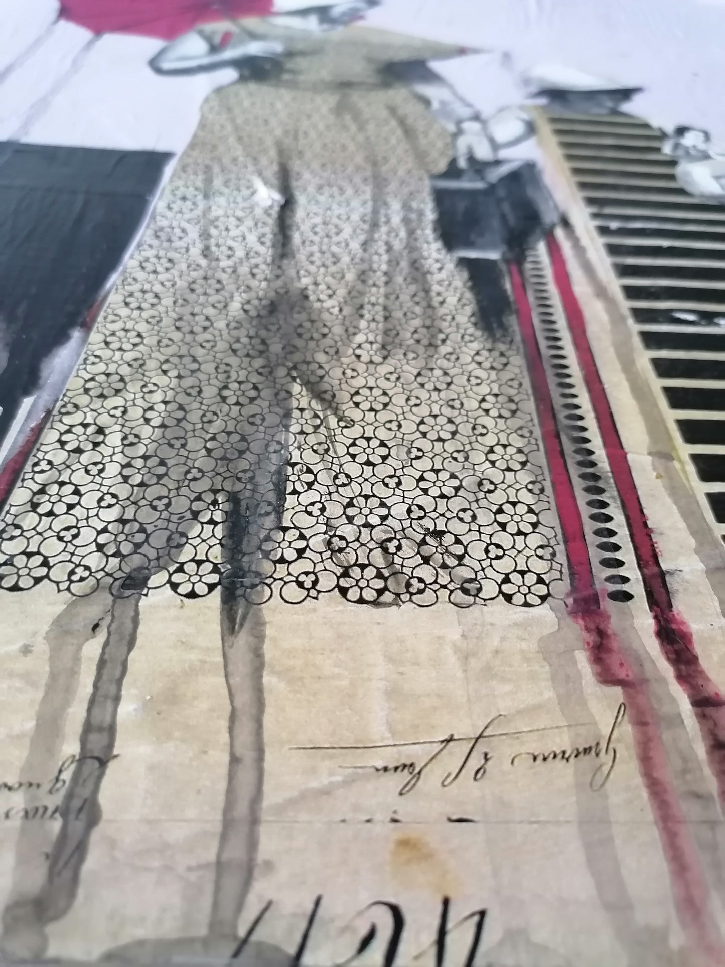 QUADRO MADRE E FIGLIA VINTAGE