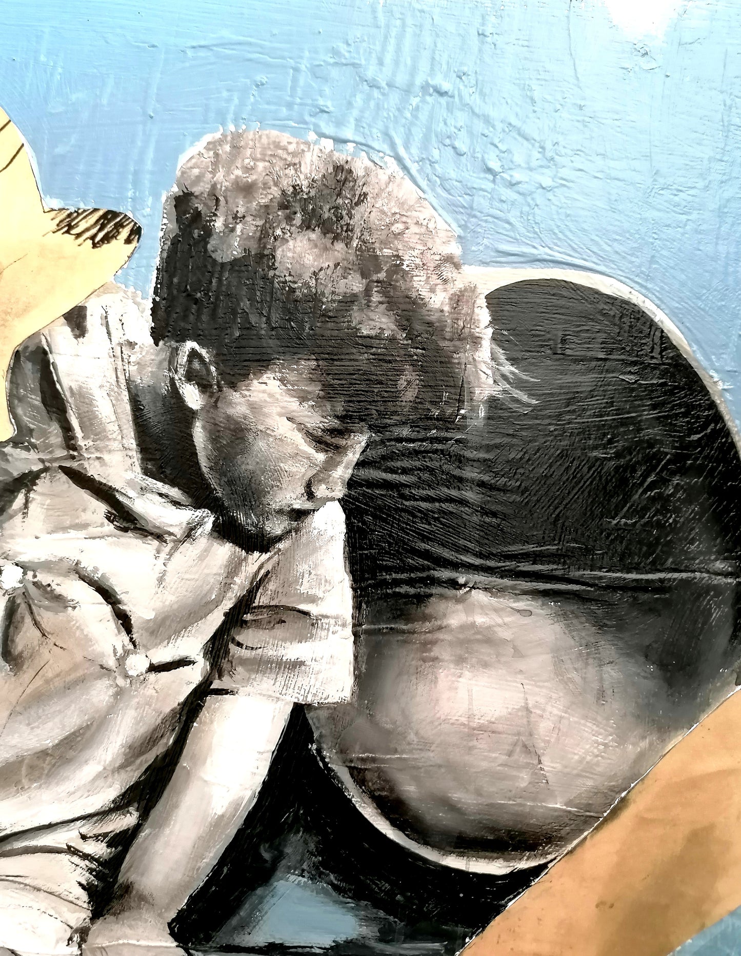 QUADRO DONNE E BAMBINO VINTAGE