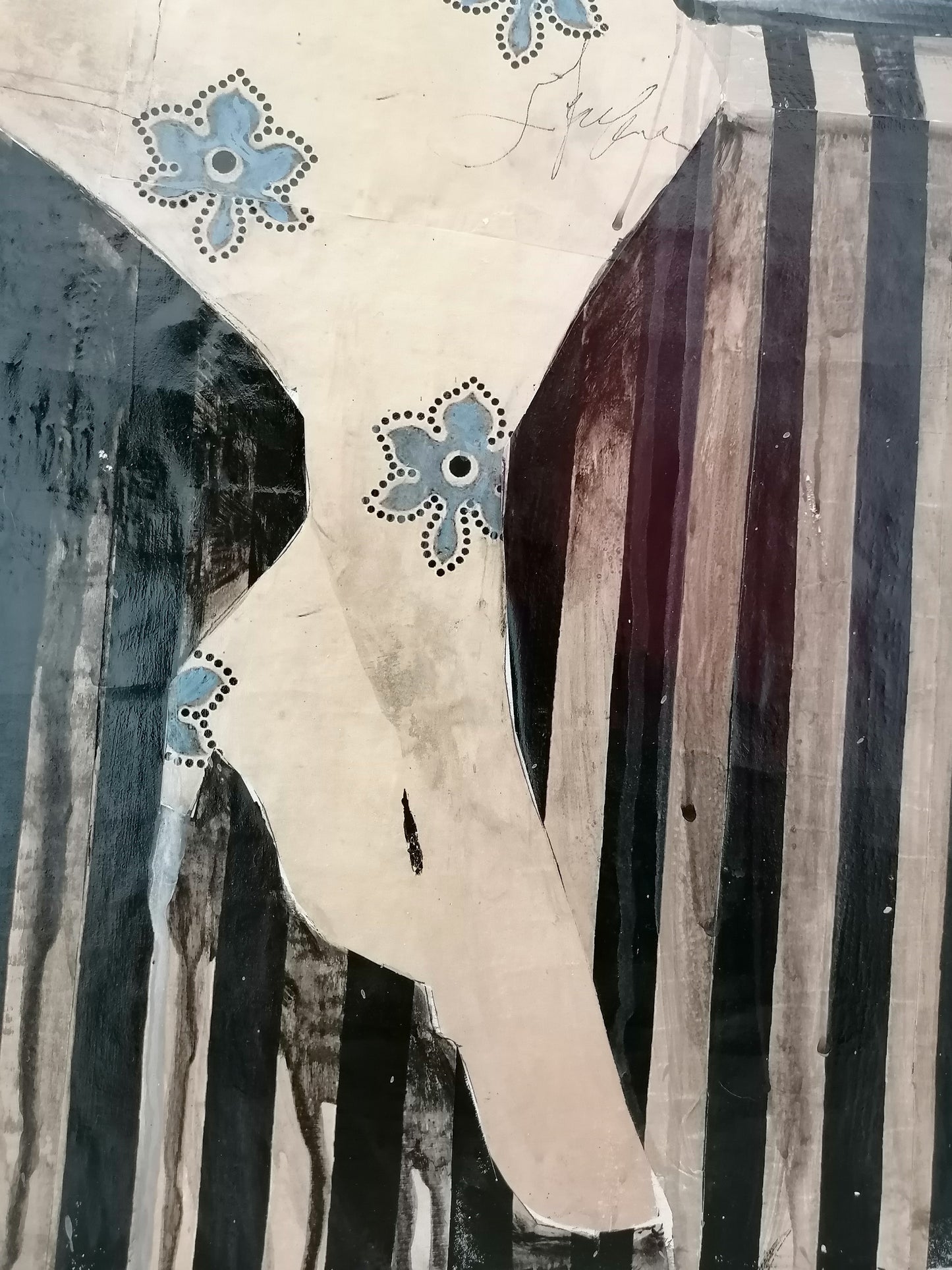 QUADRO DONNE E BAMBINO VINTAGE