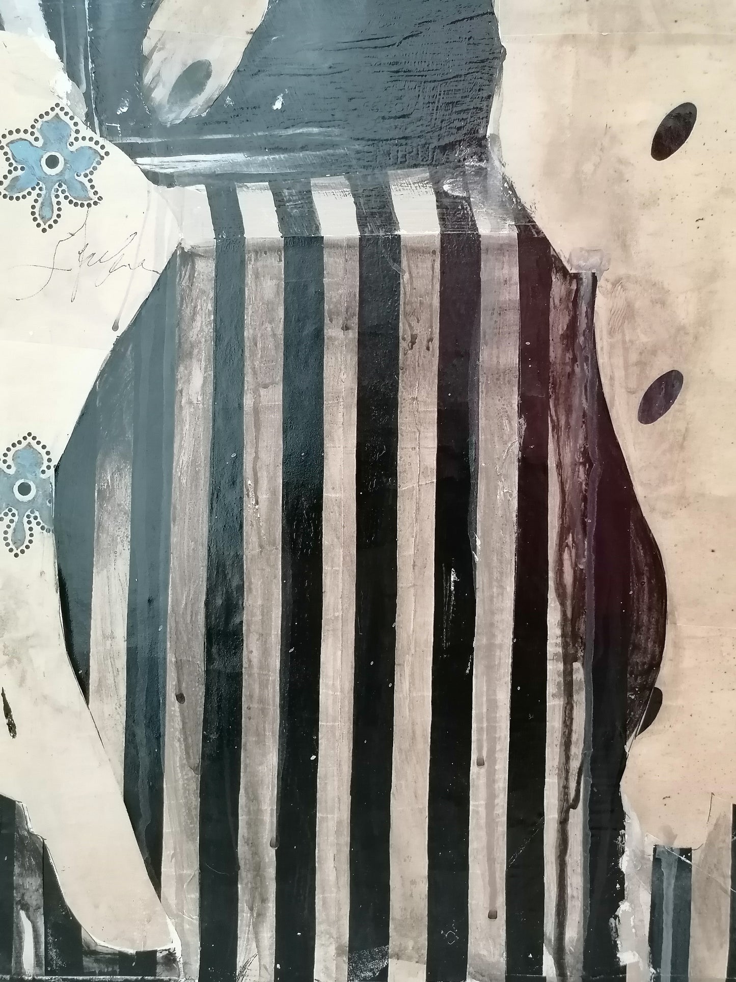 QUADRO DONNE E BAMBINO VINTAGE