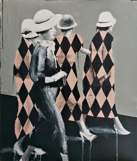 QUADRO DONNE VINTAGE